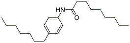 N-(P-HEPTYLPHENYL)NONANAMIDE Struktur