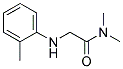 N,N-DIMETHYL-2-(O-TOLUIDINO)ACETAMIDE Struktur