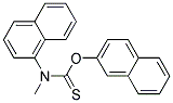 O-(2-NAPHTHYL)N-METHYL-N-(1-NAPHTHYL)THIOCARBAMATE Struktur