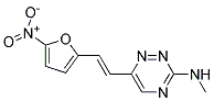 N-METHYL-6-(2-(5-NITRO-2-FURYL)VINYL)-1,2,4-TRIAZIN-3-AMINE Struktur