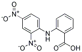 O-(2,4-DINITROANILINO)BENZOICACID Struktur