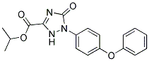 Isopropyl2,5-dihydro-5-oxo-1-(4-phenoxyphenyl)-1H-1,2,4-triazole-3-carboxylate Struktur