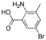 5-Bromo-3-methylanthranilicacid Struktur