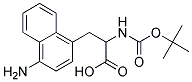 3-(4-AMINONAPHTHALEN-1-YL)-N-BOC-DL-ALANINE
 Struktur