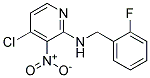 (4-Chloro-3-nitro-pyridin-2-yl)-(2-fluoro-benzyl)-amine Struktur