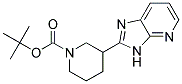 tert-butyl 3-(3H-imidazo[4,5-b]pyridin-2-yl)piperidine-1-carboxylate Struktur