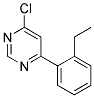 4-Chloro-6-(2-ethyl-phenyl)-pyrimidine Struktur