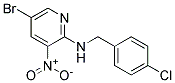 (5-Bromo-3-nitro-pyridin-2-yl)-(4-chloro-benzyl)-amine Struktur