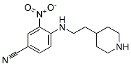 3-Nitro-4-(2-piperidin-4-yl-ethylamino)-benzonitrile Struktur