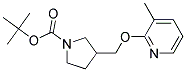 3-(3-Methyl-pyridin-2-yloxymethyl)-pyrrolidine-1-carboxylic acid tert-butyl ester Struktur