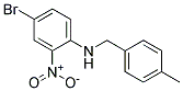 (4-Bromo-2-nitro-phenyl)-(4-methyl-benzyl)-amine Struktur