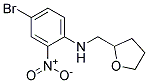 (4-Bromo-2-nitro-phenyl)-(tetrahydro-furan-2-ylmethyl)-amine Struktur