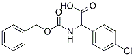 (2R)-{[(benzyloxy)carbonyl]amino}(4-chlorophenyl)ethanoic acid Struktur