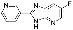 6- fluoro -2-pyridin-3-yl-3H-imidazo[4,5-b]pyridine Struktur