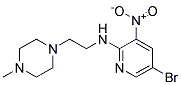 (5-Bromo-3-nitro-pyridin-2-yl)-[2-(4-methyl-piperazin-1-yl)-ethyl]-amine Struktur