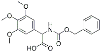 {[(benzyloxy)carbonyl]amino}(3,4,5-trimethoxyphenyl)acetic acid Struktur