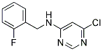 (6-Chloro-pyrimidin-4-yl)-(2-fluoro-benzyl)-amine Struktur