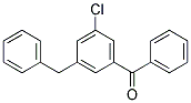 3-BENZYL-5-CHLOROBENZOPHENONE Struktur