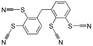 MethyleneDiphenylDithiocyanate Struktur