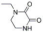 N-Ethyl-2,3-Dioxpiperazine Struktur