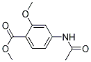 Methyl 2-Methoxy-4-Acetylaminebenzoate Struktur