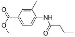 Methyl 3-Methyl-4-n-Butyramino Benzoate Struktur