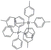 Tetraphenylphosphonium tetra-p-tolyborate Struktur