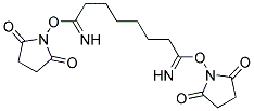 Disuccinimidyl suberimidate Struktur