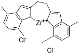 DL-Ethylenebis(4,7-dimethylindenyl) zirconium dichloride Struktur