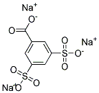 3,5-Disulfobenzoic acid, sodium salt Struktur