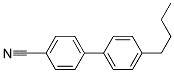 4'-n-Butyl-4-cyanbiphenyl Struktur