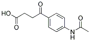 3-(4-ACETAMIDOBENZOYL)PROPIONICACID Struktur