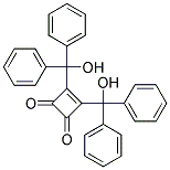 3,4-BIS(HYDROXYDIPHENYLMETHYL)-3-CYCLOBUTENE-1,2-DIONE Struktur