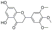 5,7-DIHYDROXY-2-(3,4,5-TRIMETHOXYPHENYL)-4-CHROMANONE Struktur