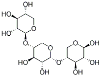 4-O-(4-O-B-D-XYLOPYRANOSYL-A-D-XYLOPYRANOSYL)-B-D-XYLOPYRANOSE Struktur