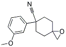 6-(M-METHOXYPHENYL)-1-OXASPIRO(2,5)OCTANE-6-CARBONITRILE Struktur