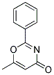 6-METHYL-2-PHENYL-1,3-OXAZIN-4-ONE Struktur