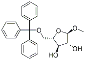 METHYL5-O-TRITYL-A-L-ARABINOFURANOSIDE Struktur