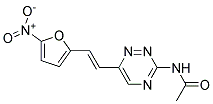 N-(6-(2-(5-NITRO-2-FURYL)VINYL)-1,2,4-TRIAZIN-3-YL)ACETAMIDE Struktur