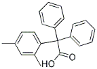 METHYLDIPHENYL(O-TOLYL)ACETATE Struktur