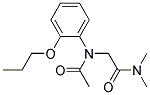 N,N-DIMETHYL-2-(N-(O-PROPOXYPHENYL)ACETAMIDO)ACETAMIDE Struktur