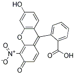 O-(6-HYDROXY-4-NITRO-3-OXO-3H-XANTHEN-9-YL)BENZOICACID Struktur