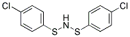 P-CHLORO-N-(P-CHLOROPHENYLTHIO)BENZENESULFENAMIDE Struktur