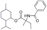 P-MENTH-3-YL2-BENZAMIDO-2-METHYLBUTYRATE Struktur