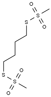 S,S'-TETRAMETHYLENEBIS(METHANETHIOSULFONATE) Struktur