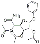 PHENYL2,3,5-TRI-O-ACETYL-D-GLUCOFURANOSIDURONAMIDE Struktur