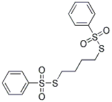 S,S'-TETRAMETHYLENEBIS(BENZENETHIOSULFONATE) Struktur