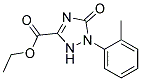 Ethyl2,5-dihydro-1-(2-methylphenyl)-5-oxo-1H-1,2,4-triazole-3-carboxylate Struktur