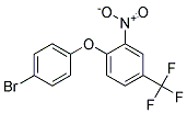 4-Bromo-2'-nitro-4'-(trifluoromethyl)diphenylether Struktur