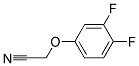 3,4-Difluoro-phenoxyacetonitrile Struktur